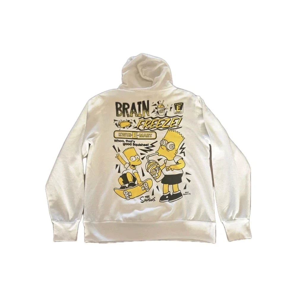 Neff x The Simpsons Kwik-E-Mart Brain Freeze! Hoodie Sweatshirt Mens L